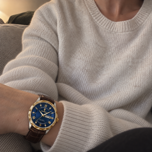 Customer photo of Benedicts Cassius β Men's Roman Day-Date Watch