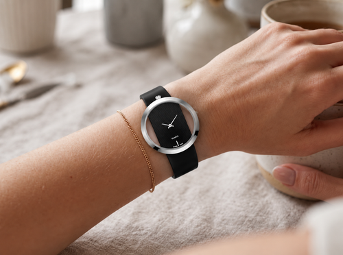 Customer photo of Benedicts Mila – Women's Transparent Dial Watch
