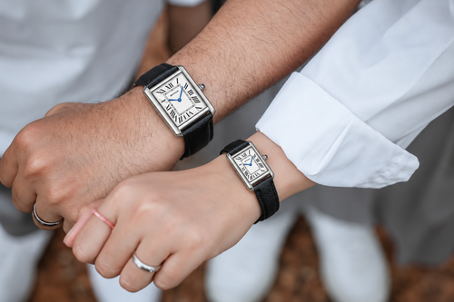 Customer photo of Benedicts Amour Set – Couples Watch Set