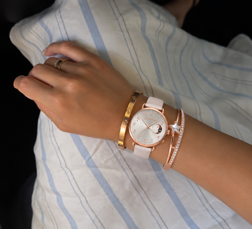 Customer photo of Benedicts Luna – Women's Watch & Bracelet Set