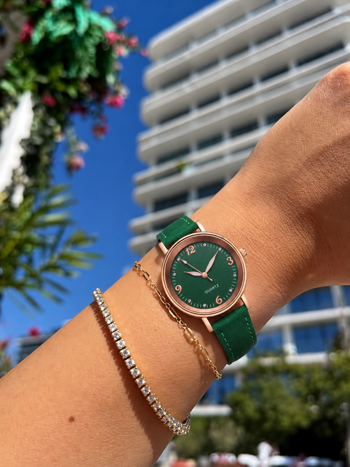 Customer photo of Benedicts Elise – Women's Leather Watch