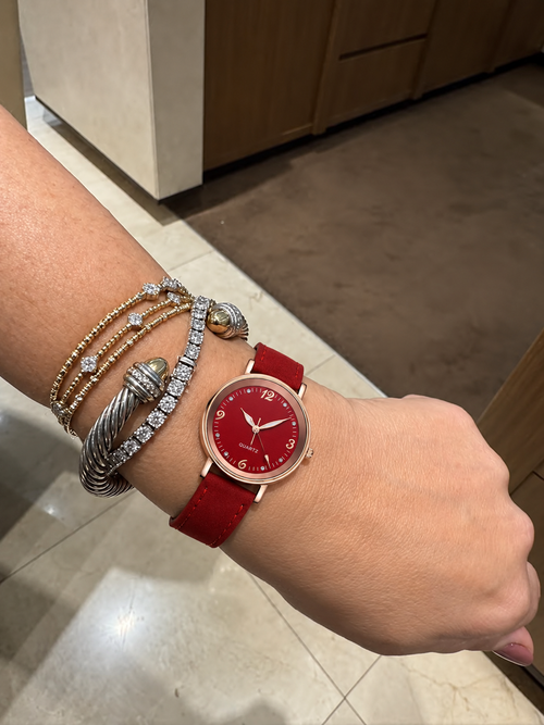 Customer photo of Benedicts Elise – Women's Leather Watch