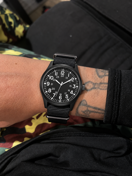 Customer photo of Benedicts Otis – Men's Field Watch, Nylon Strap