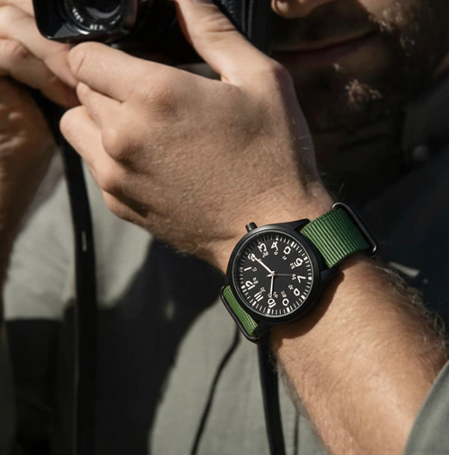 Customer photo of Benedicts Otis – Men's Field Watch, Nylon Strap