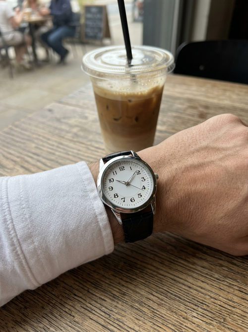 Customer photo of Benedicts Oscar – Men's Vintage Leather Watch