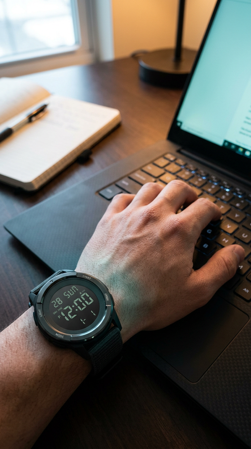 Customer photo of Benedicts Hugo – Men's 45mm Digital Field Watch
