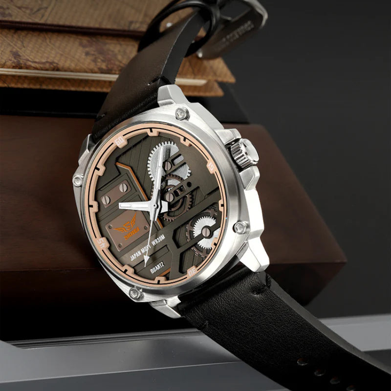 Classic Quartz Leather Men's Watch