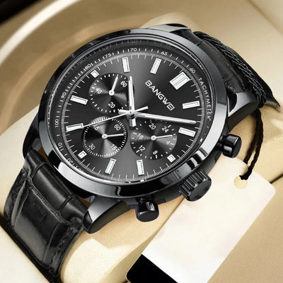Classic Sport Military Business Leather Quartz Watch