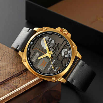 Classic Quartz Leather Men's Watch