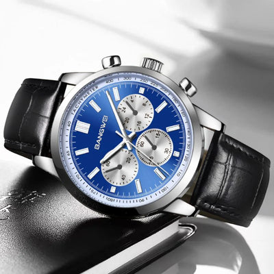 Classic Sport Military Business Leather Quartz Watch