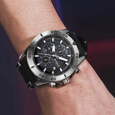 Casual Dial Quartz Chronograph Watch