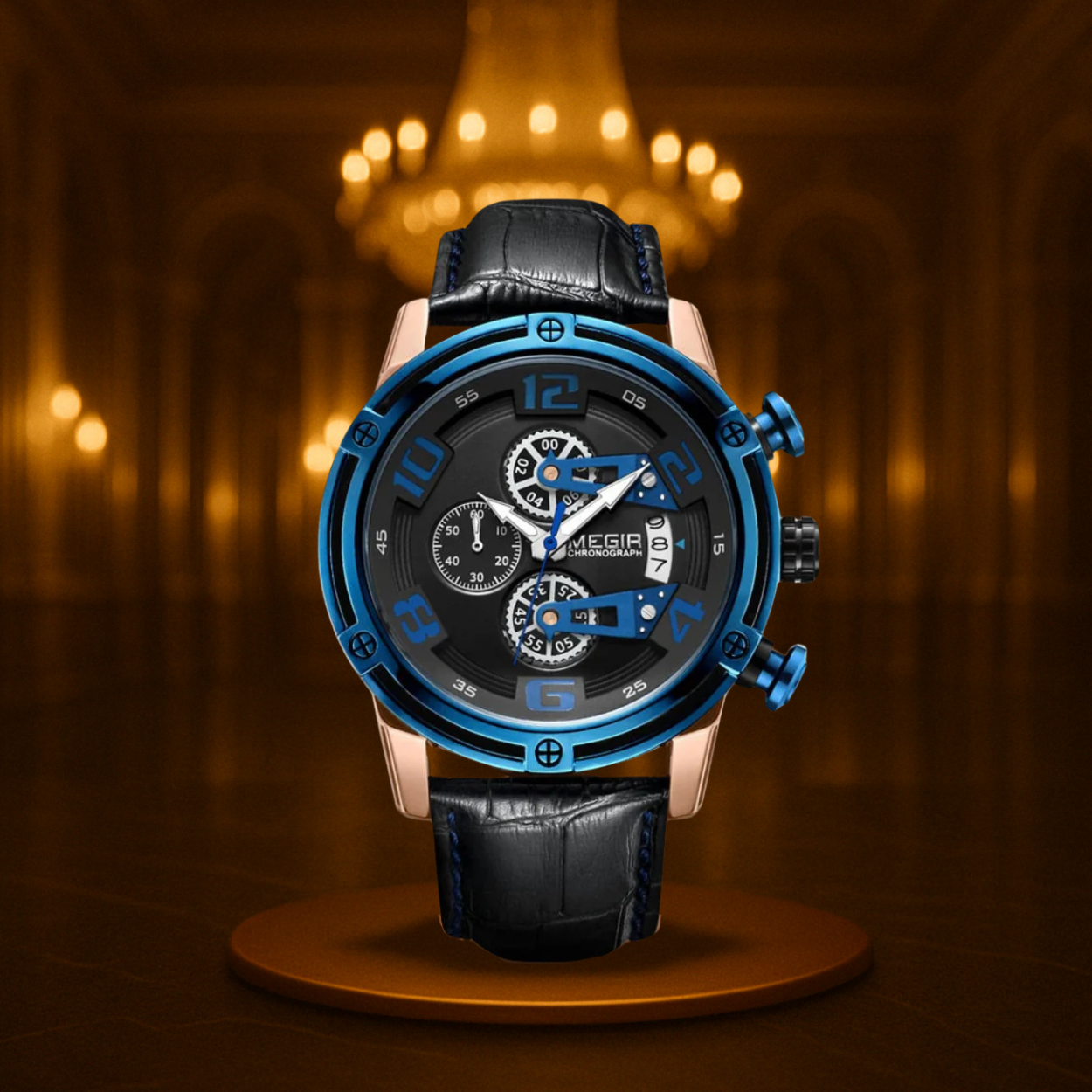 Men’s Modern Luminous Quartz Chronograph Watch