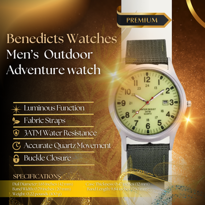Tough Outdoor Adventure Watch