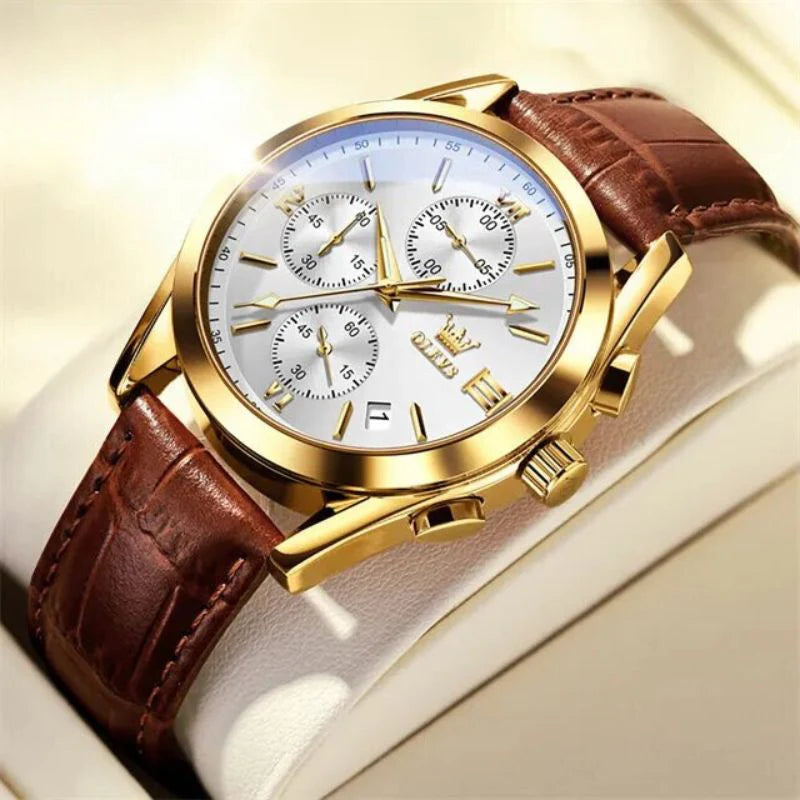 Classic Quartz Luminous Chronograph Watch