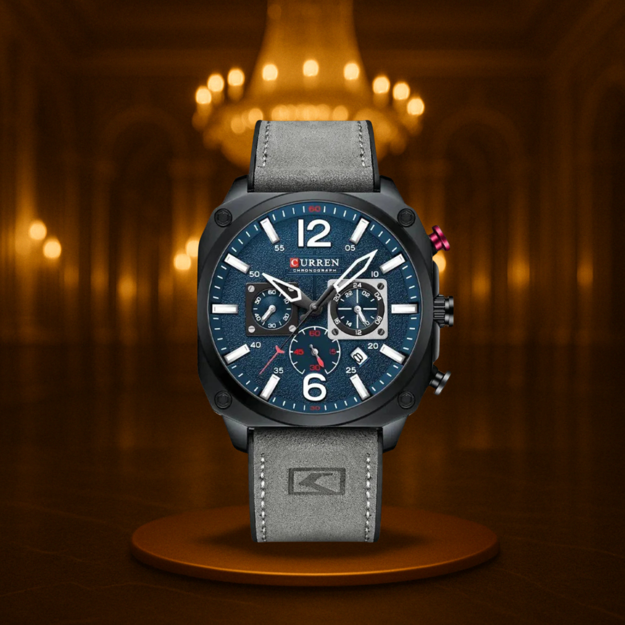 Classic Business Leather Quartz Wrist Watch