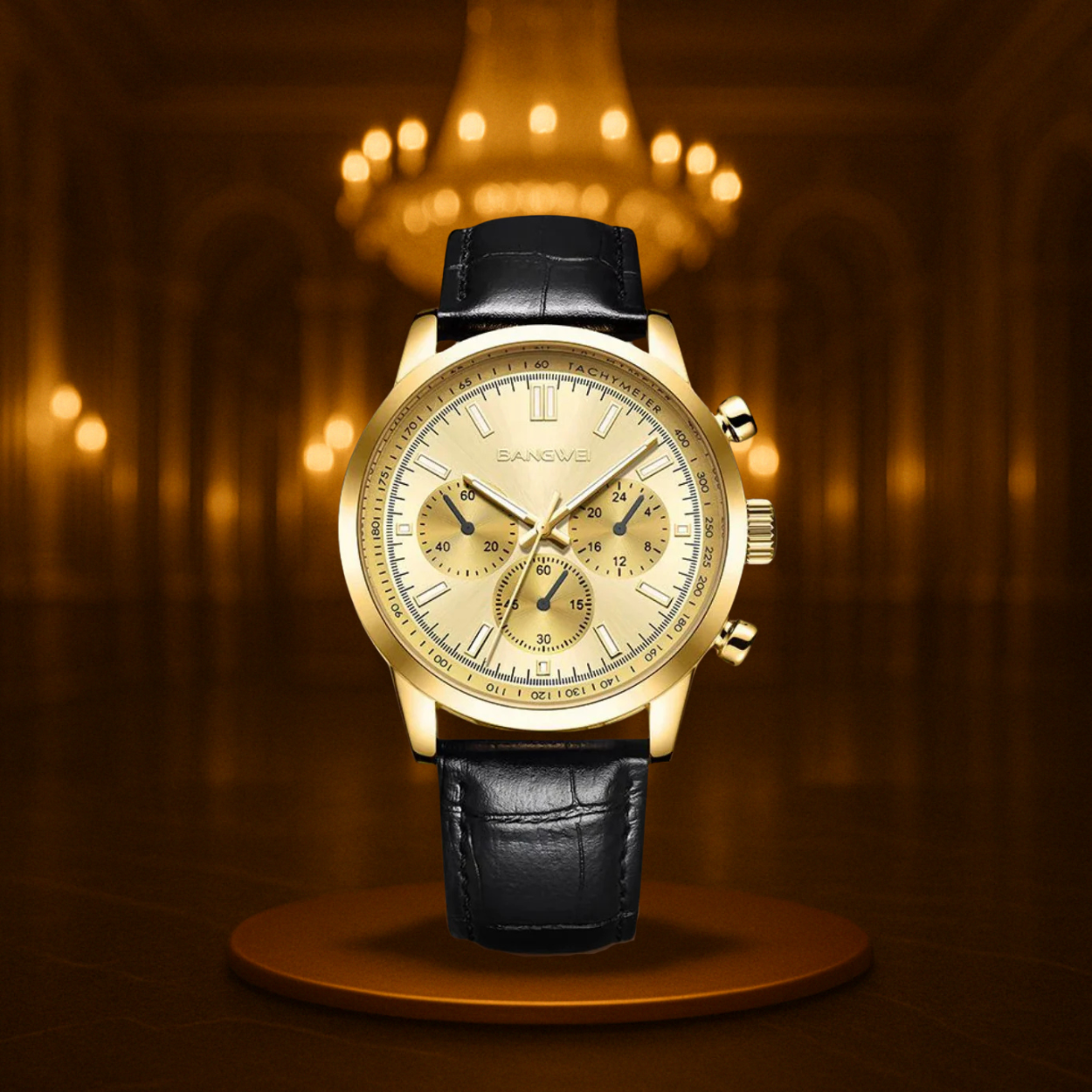 Classic Sport Military Business Leather Quartz Watch