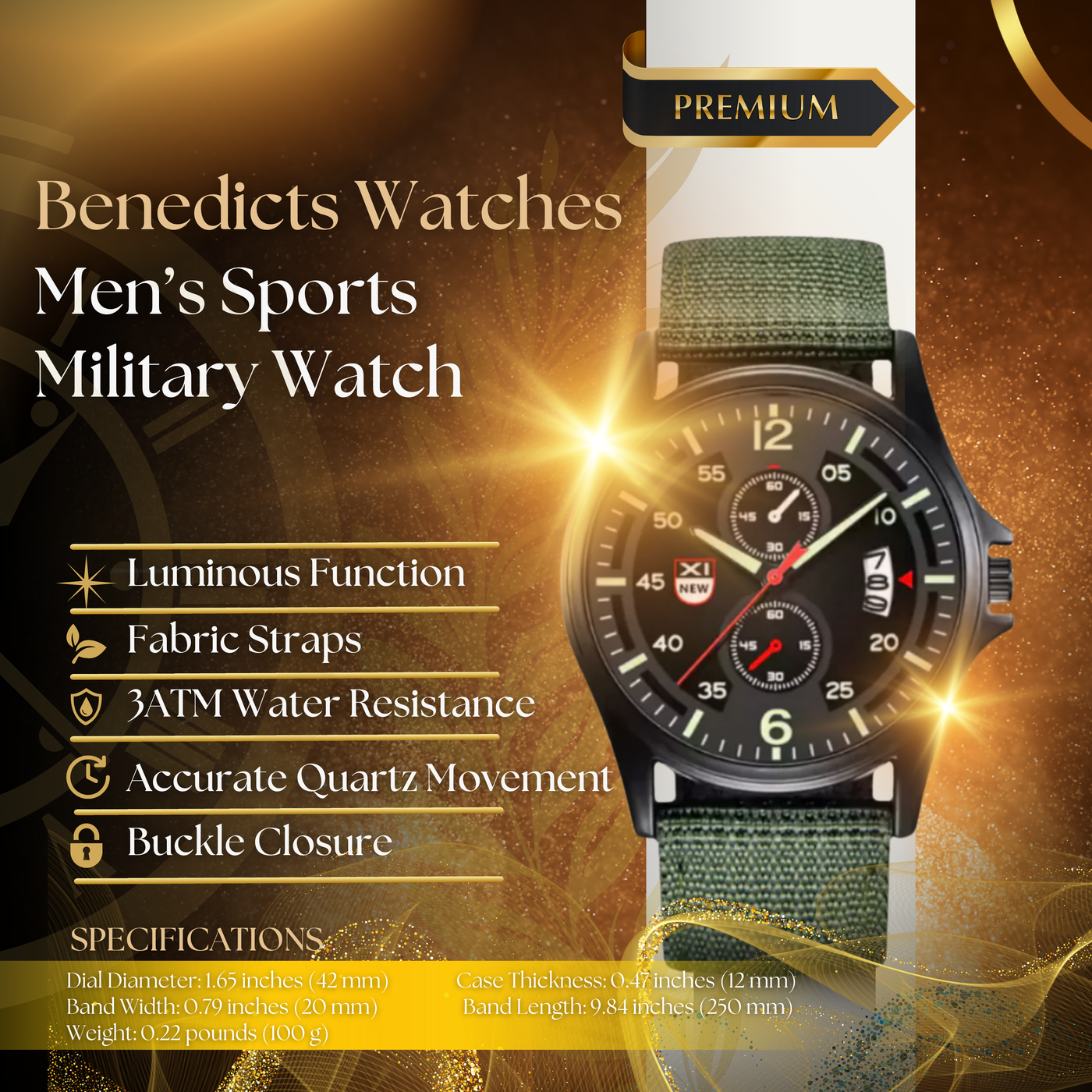 Sports Military Quartz Watch