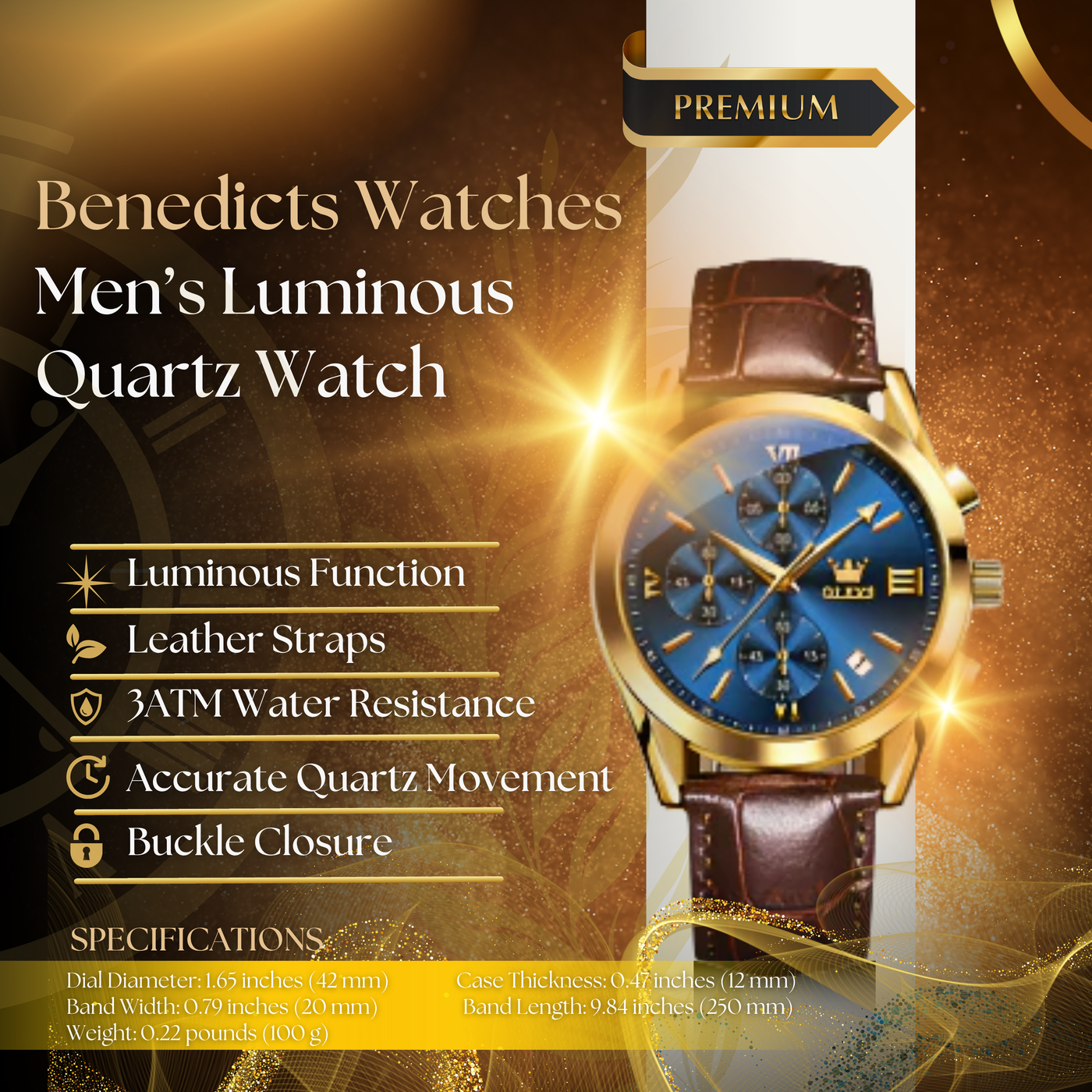 Modern Style Luminous Men's Quartz Watch
