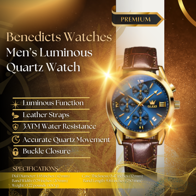Modern Style Luminous Men's Quartz Watch