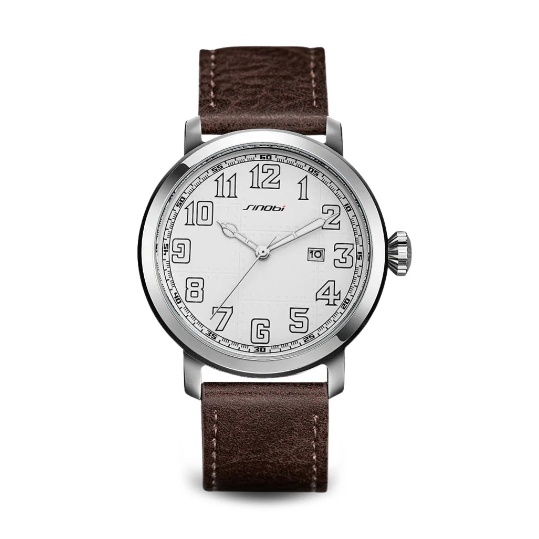 Classic Minimalistic Men's Leather Watch