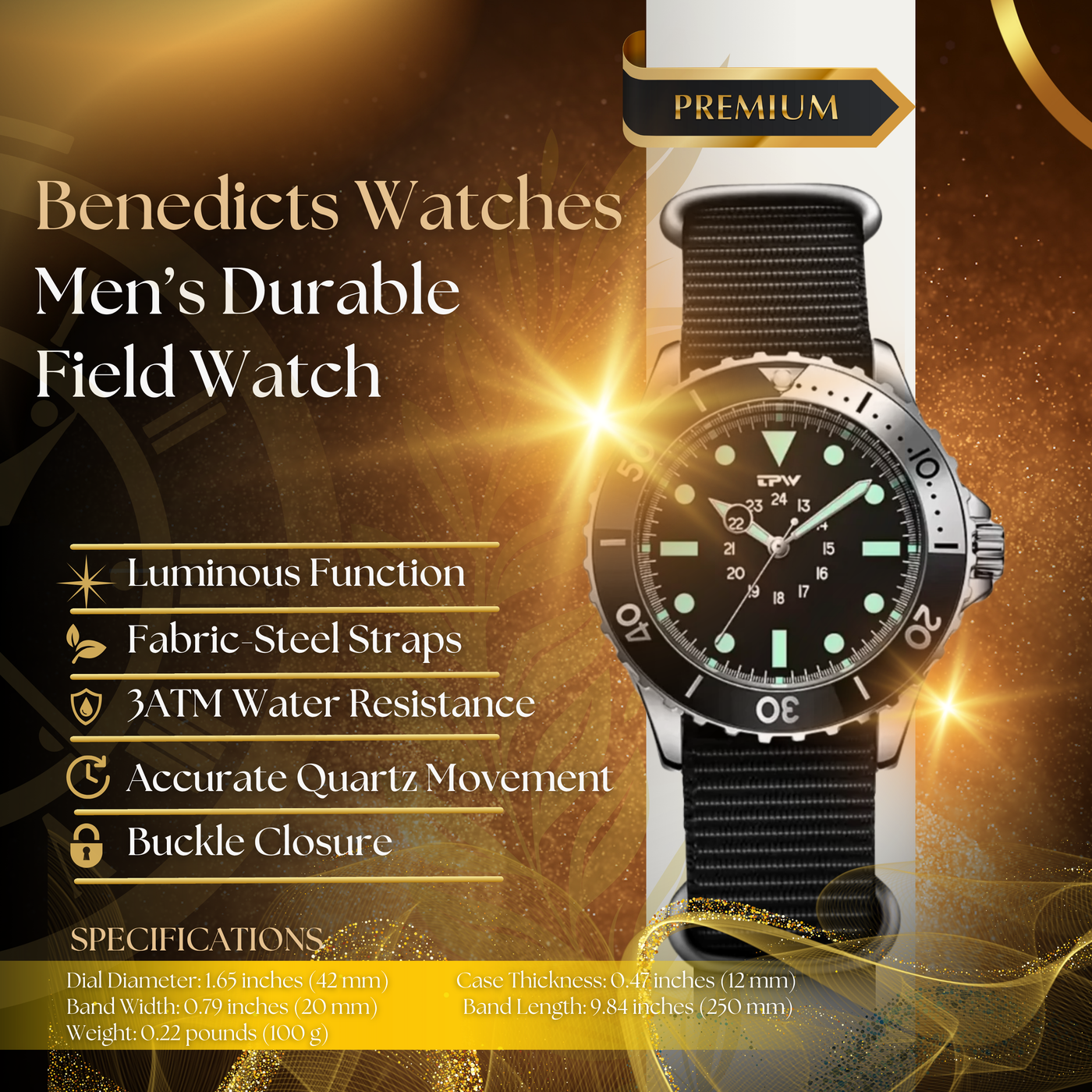 Modern Durable Field Watch