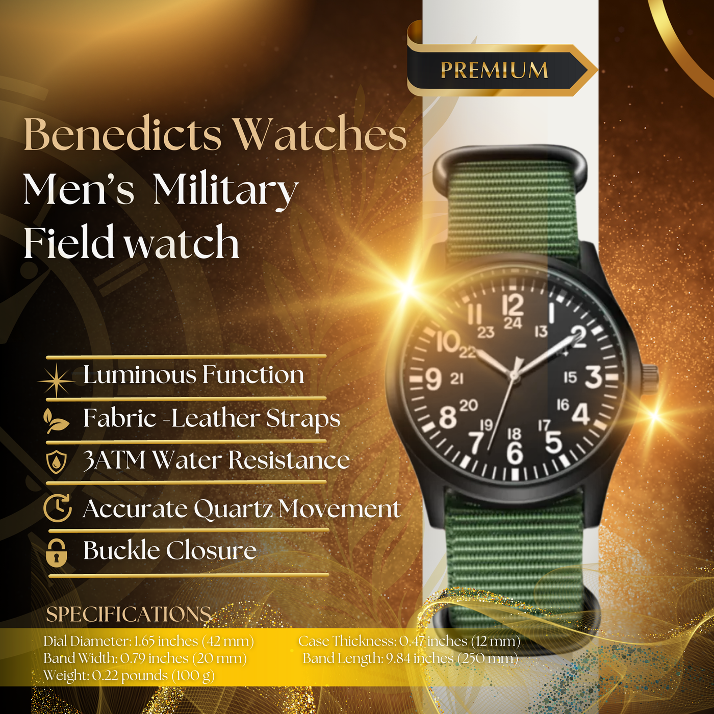 Military Field Watch for Men