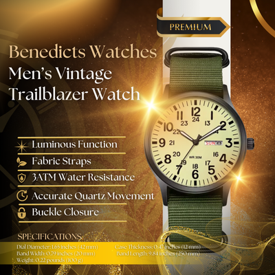 Vintage Trailblazer Field Watch