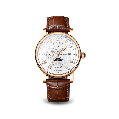 Classic Men's Automatic Leather Watch