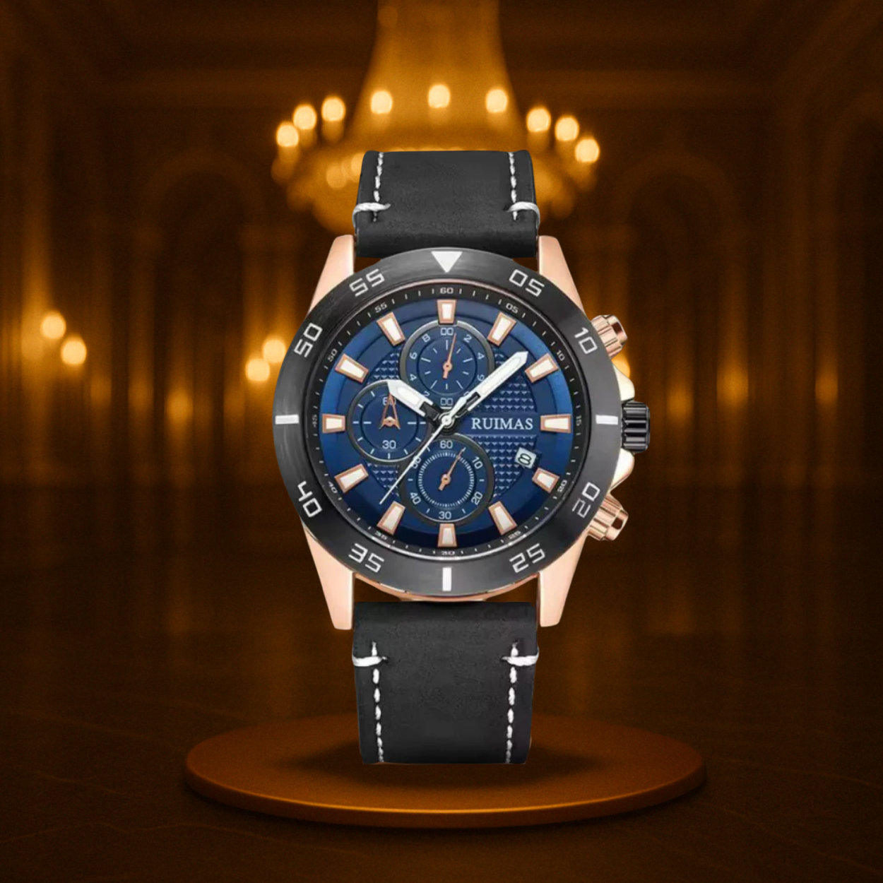 Casual Dial Quartz Chronograph Watch