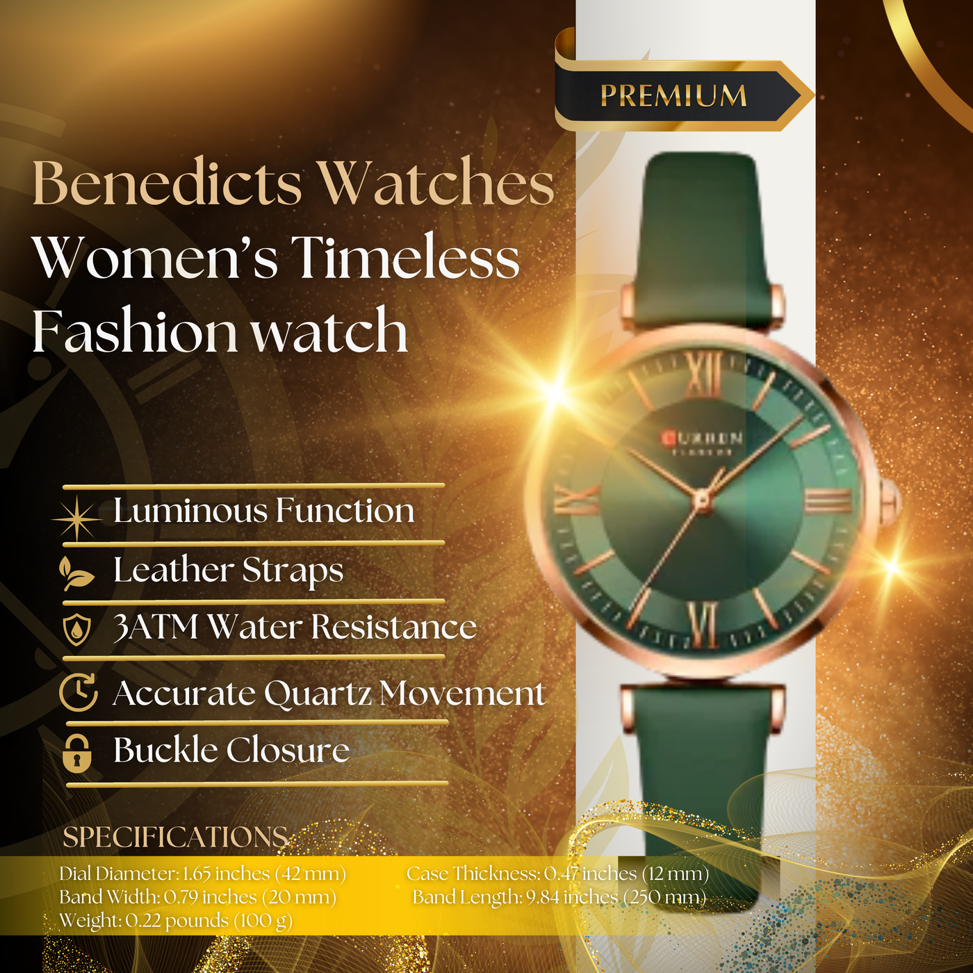 Timeless Fashion Ladies Watch