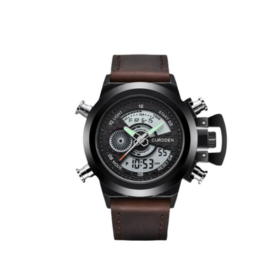 Modern Dual Time Fashion Chronograph Watch