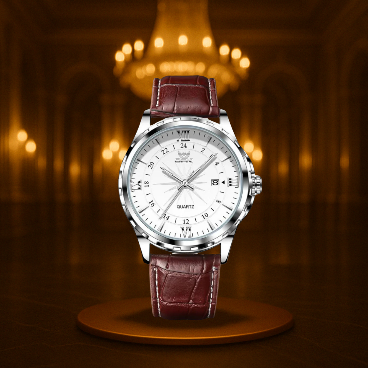 Casual Multifunction Chronograph Watch for Men