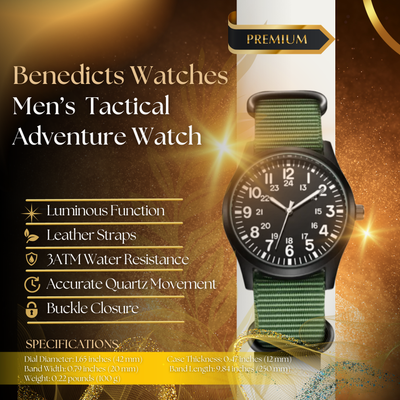 Tactical Adventure Watch for Men