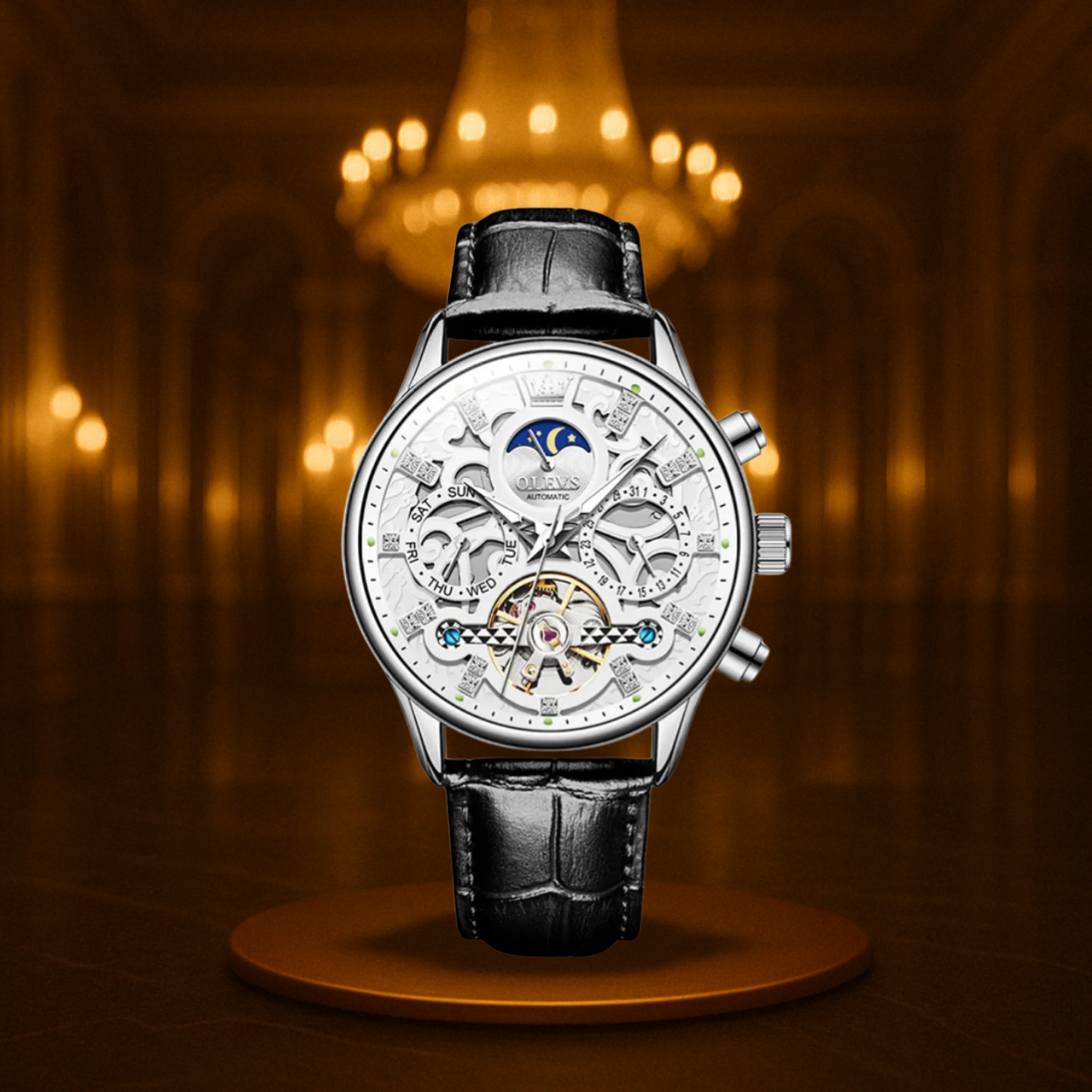 Classic Motorhead Rebel Midnight Chrome Edition Watch – Benedicts Watches