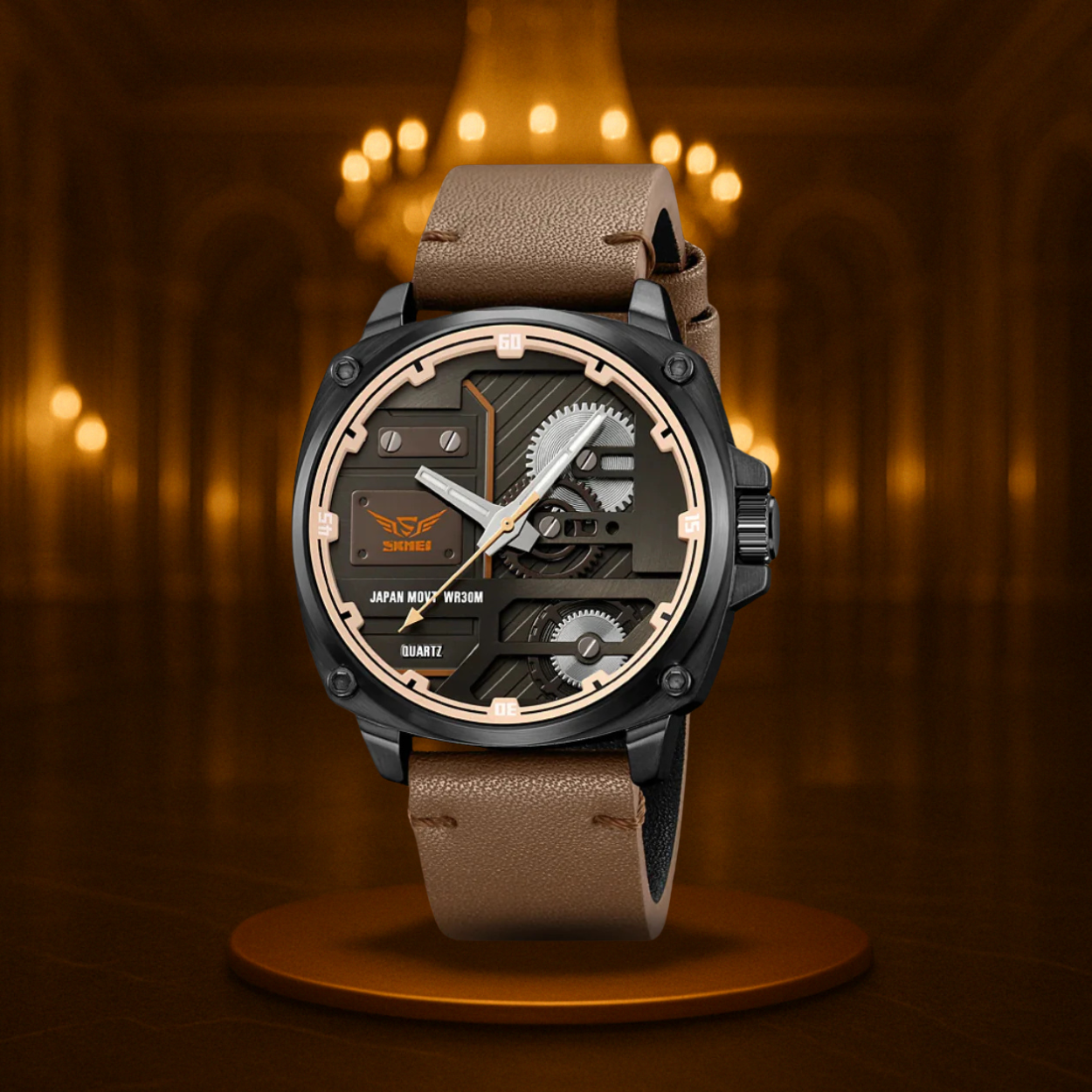 Classic Quartz Leather Men's Watch