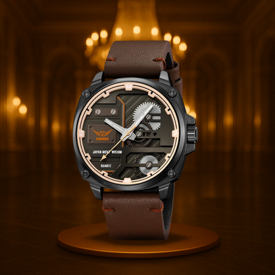 Classic Quartz Leather Men's Watch