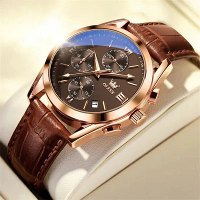 Classic Quartz Luminous Chronograph Watch