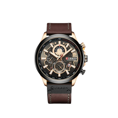 Vintage Multifunction Quartz Calendar Watch