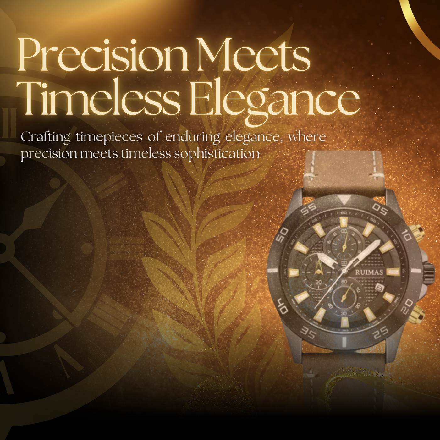 Casual Dial Quartz Chronograph Watch