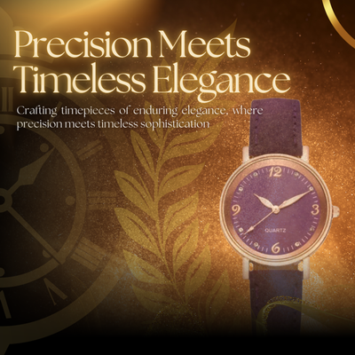 Vintage Leather Band Watch for Women