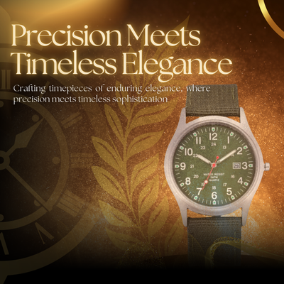 Military-Inspired Casual Wristwatch for Men