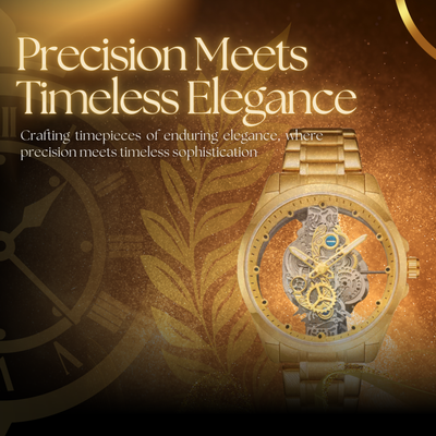 Modern Motor Head Lone Wolf - Wild Gold Edition Men's Watch