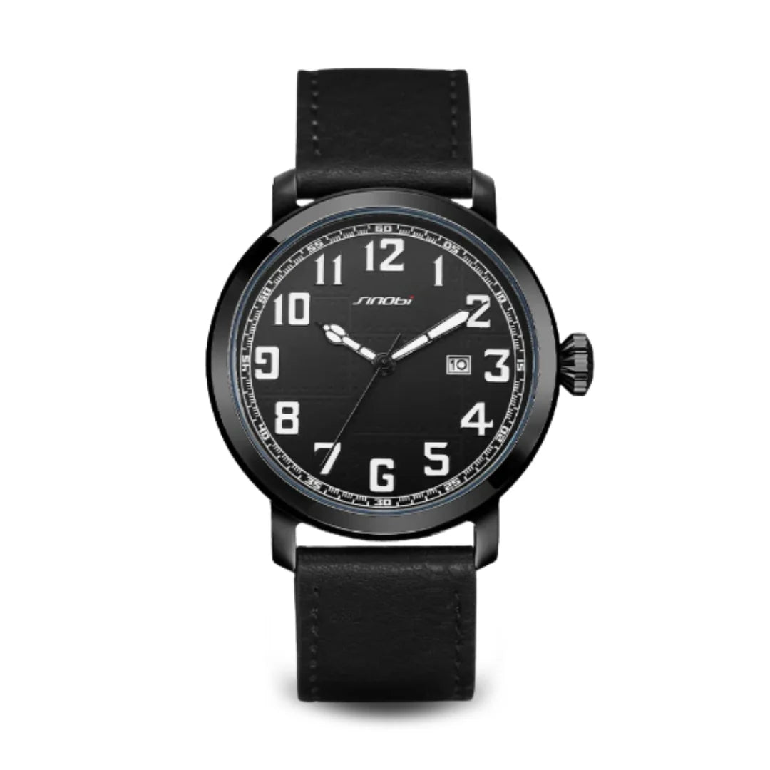 Classic Minimalistic Men's Leather Watch