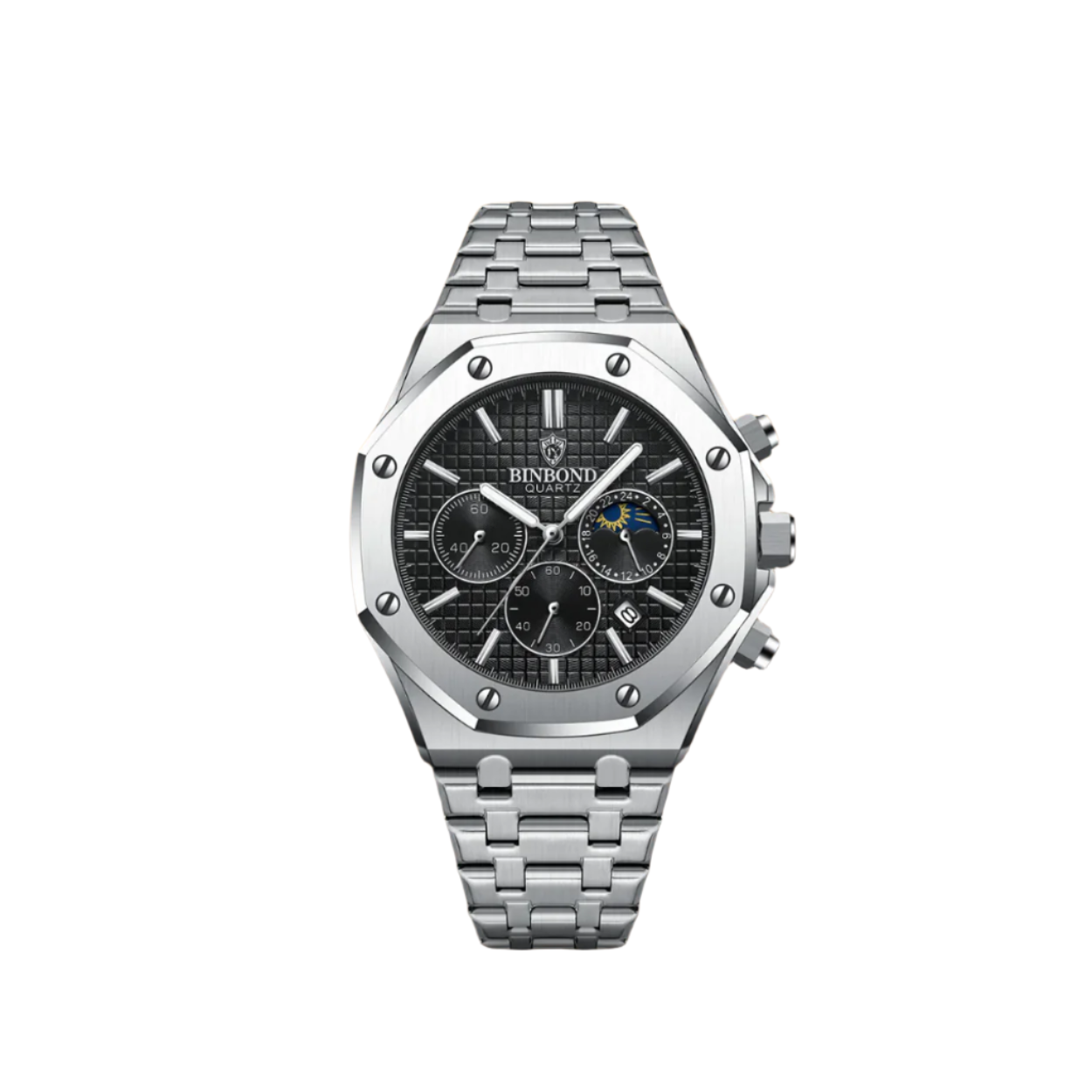 Casual Motorhead Vortex Watch for Men – Midnight Black Edition