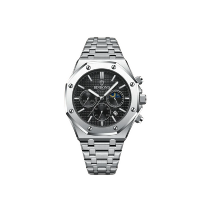 Casual Motorhead Vortex Watch for Men – Midnight Black Edition
