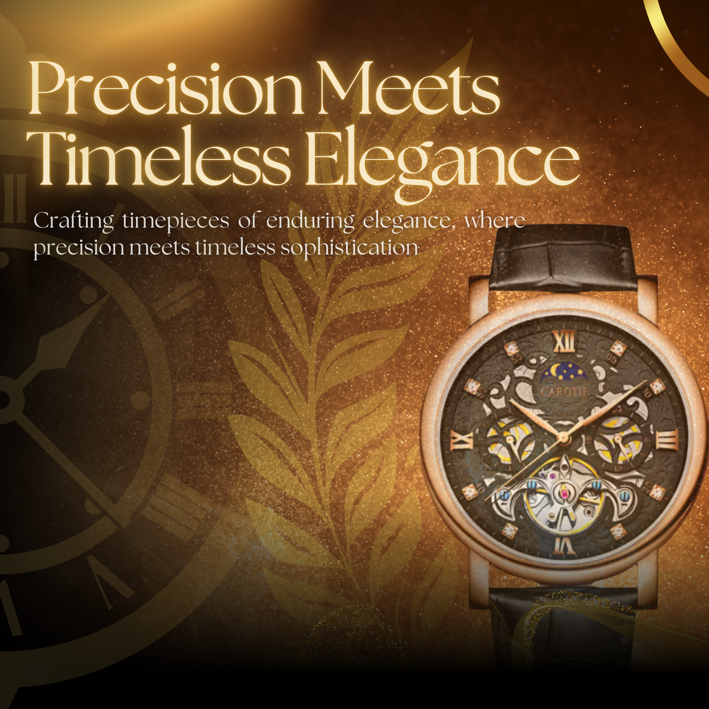 Business Leather Band Mechanical Automatic Watch