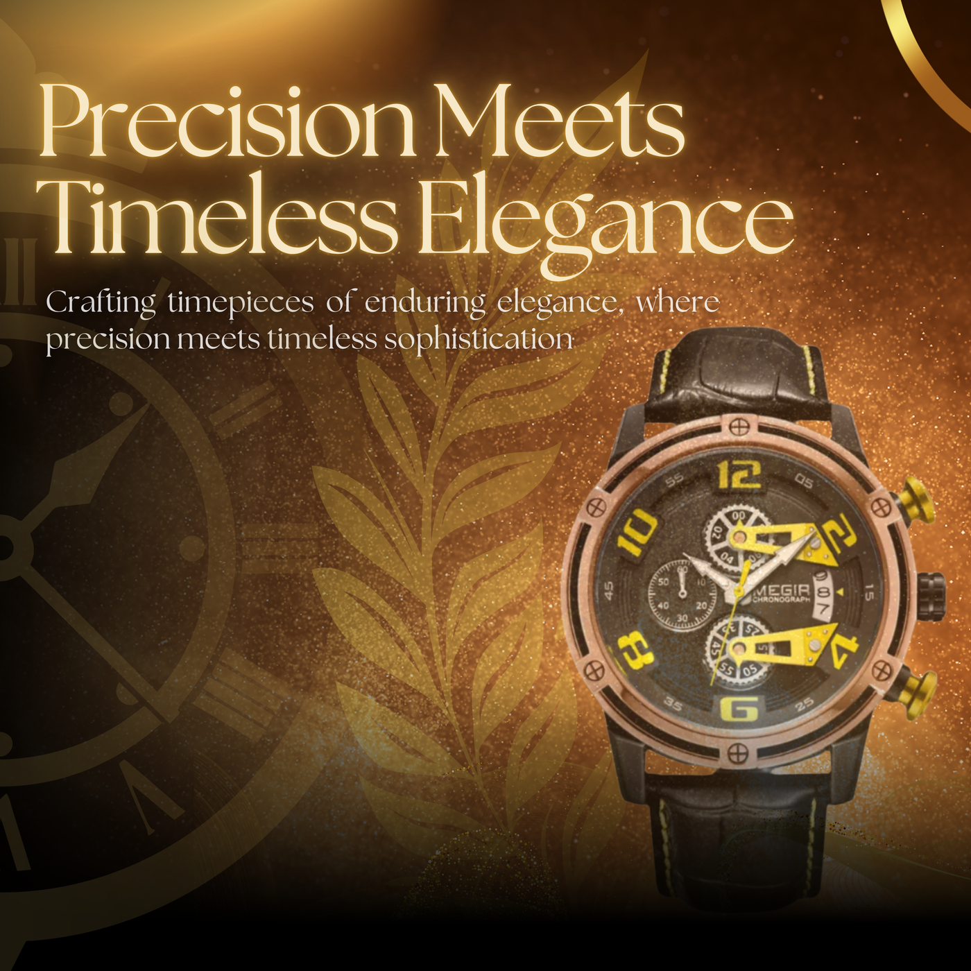 Men’s Modern Luminous Quartz Chronograph Watch
