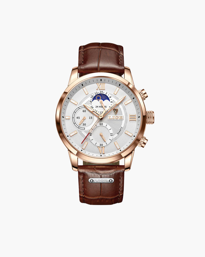 Benedicts Matteo – Men's Leather Dress Watch