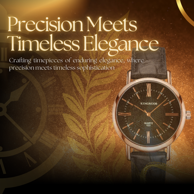 Trendy Leather Strap Men's Quartz Watch