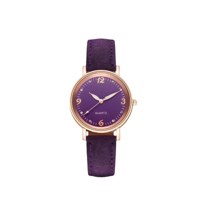 Vintage Leather Band Watch for Women